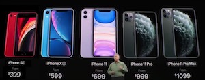iPhone comparison