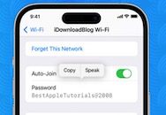 How to see the Wi-Fi password of joined Wi-Fi networks on iPhone