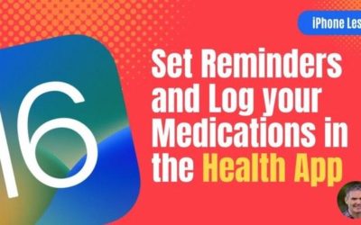 Track your Medications in the Health App with iOS 16