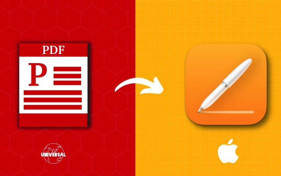How to convert a PDF document to Apple’s Pages format on Mac