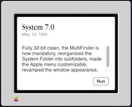 Interactive versions old System OS and macOS in your browser
