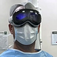 Apple Vision Pro used to assist doctor during shoulder arthroscopy surgery