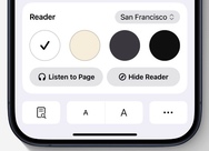 What Reader does in Safari